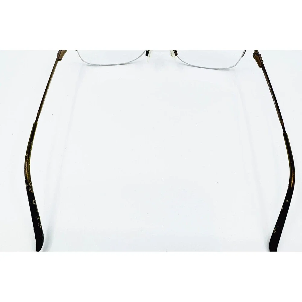 Elle Eyeglasses Frames Womens Brown Semi Rimless EL13373 54-16-135